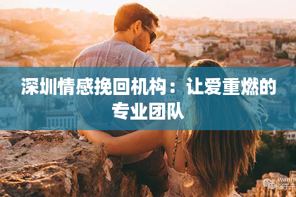 深圳情感挽回机构：让爱重燃的专业团队