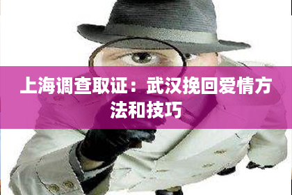 上海调查取证：武汉挽回爱情方法和技巧