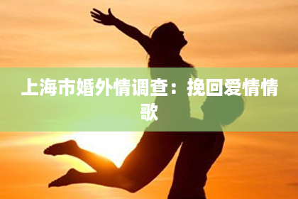 上海市婚外情调查：挽回爱情情歌